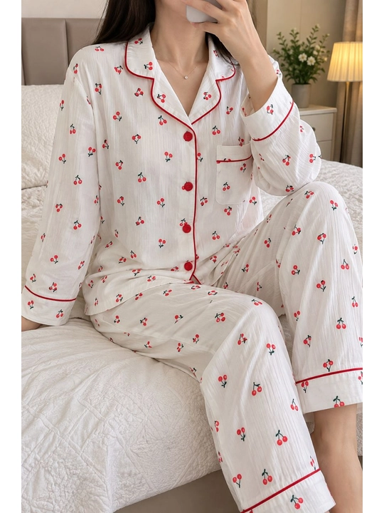 Ayollar pijamasi 1xl-48, 2xl-50, 3xl-52, tungi kiyim, uy kiyimi, katta razmer ayollar libosi