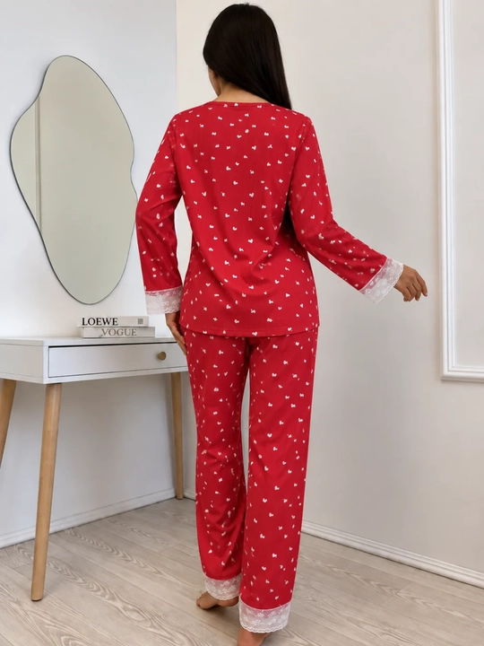 Pijama ayollar uchun, uy kiyimi, 2 tasi 1 da, yengi uzun, standart +sovg'a