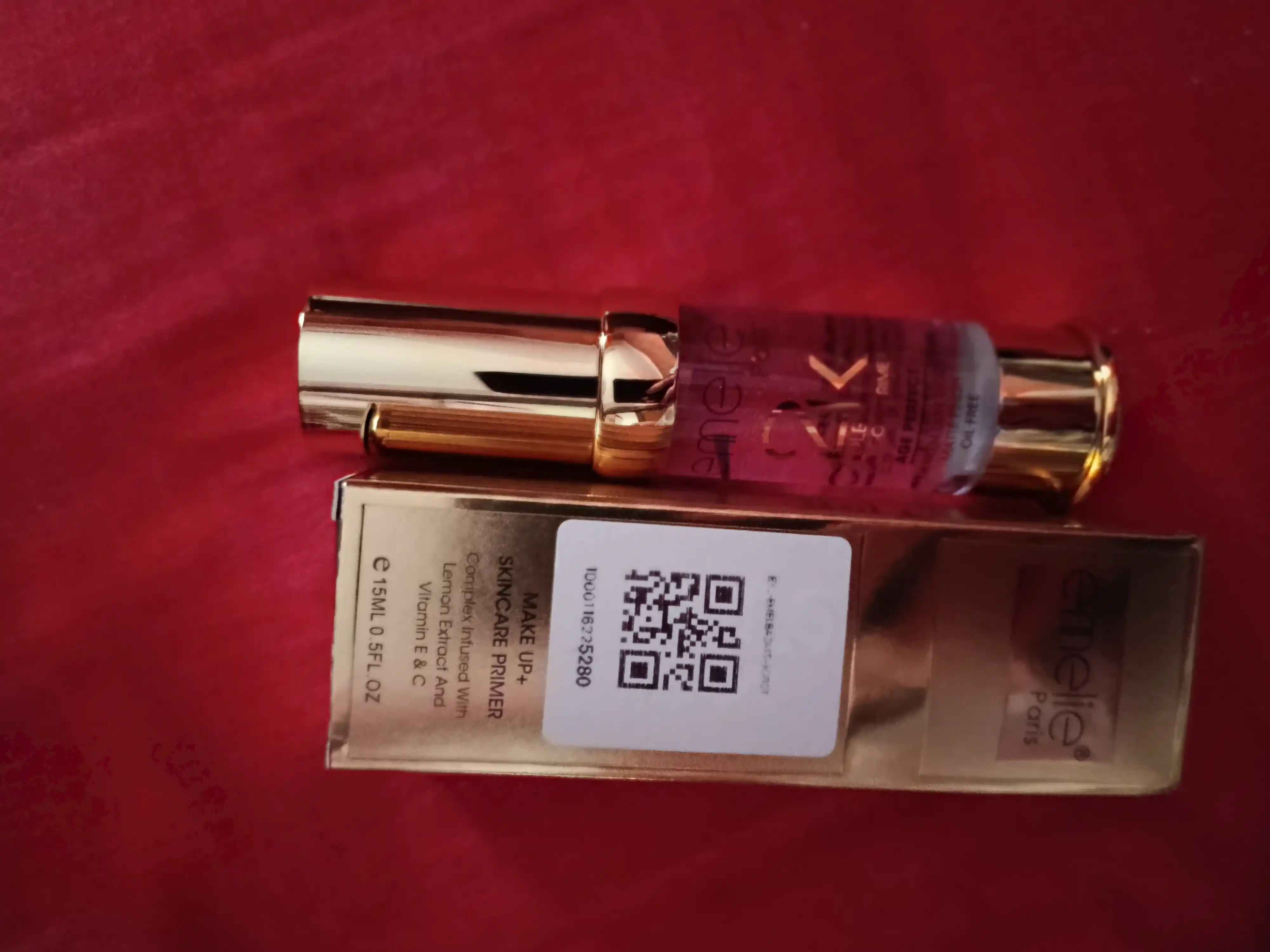 Основа под макияж EMELIE 24K GOLD, база под макияж для лица, праймер, тональная основа 15 г