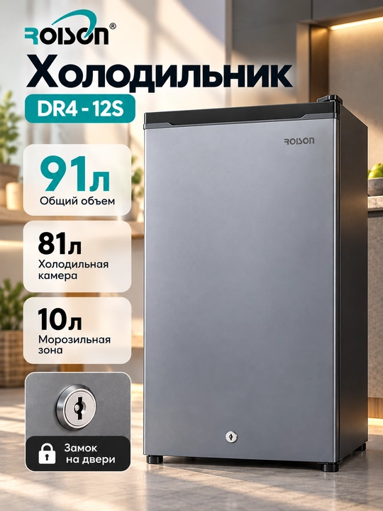 Холодильник Roison  DR4 - 12S, 91Л, На двери есть замок - 