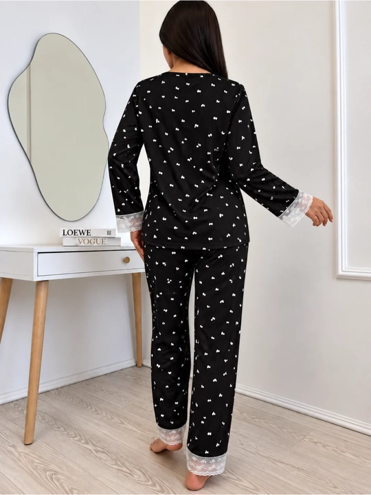 Pijama ayollar uchun, uy kiyimi, 2 tasi 1 da, yengi uzun, standart +sovg'a