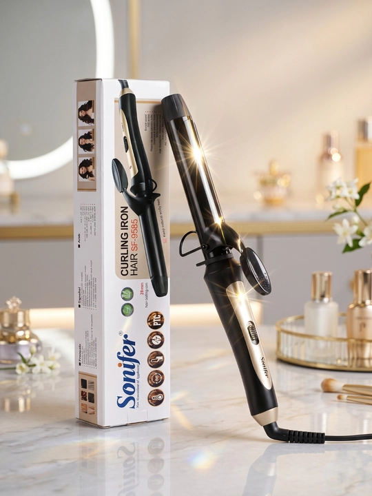 Sonifer SF-9585 soch uchun ployka, 25 mm, PTC qizdirish texnologiyasi