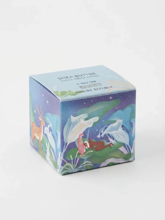Yuz uchun namlantiruvchi krem Nature Republic Shea Butter Steam, 100ml