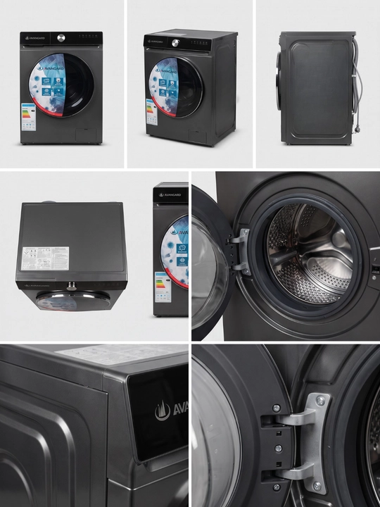 Avangard kir yuvish mashinasi 6kg /  8kg / 10kg BLDC invertorli motor, 14 ta dastur, A+++