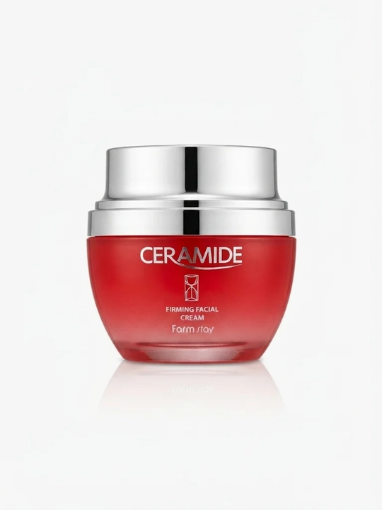 Yuz uchun "FarmStay Ceramide Firming Facial Cream" keramikali kremi, 50g