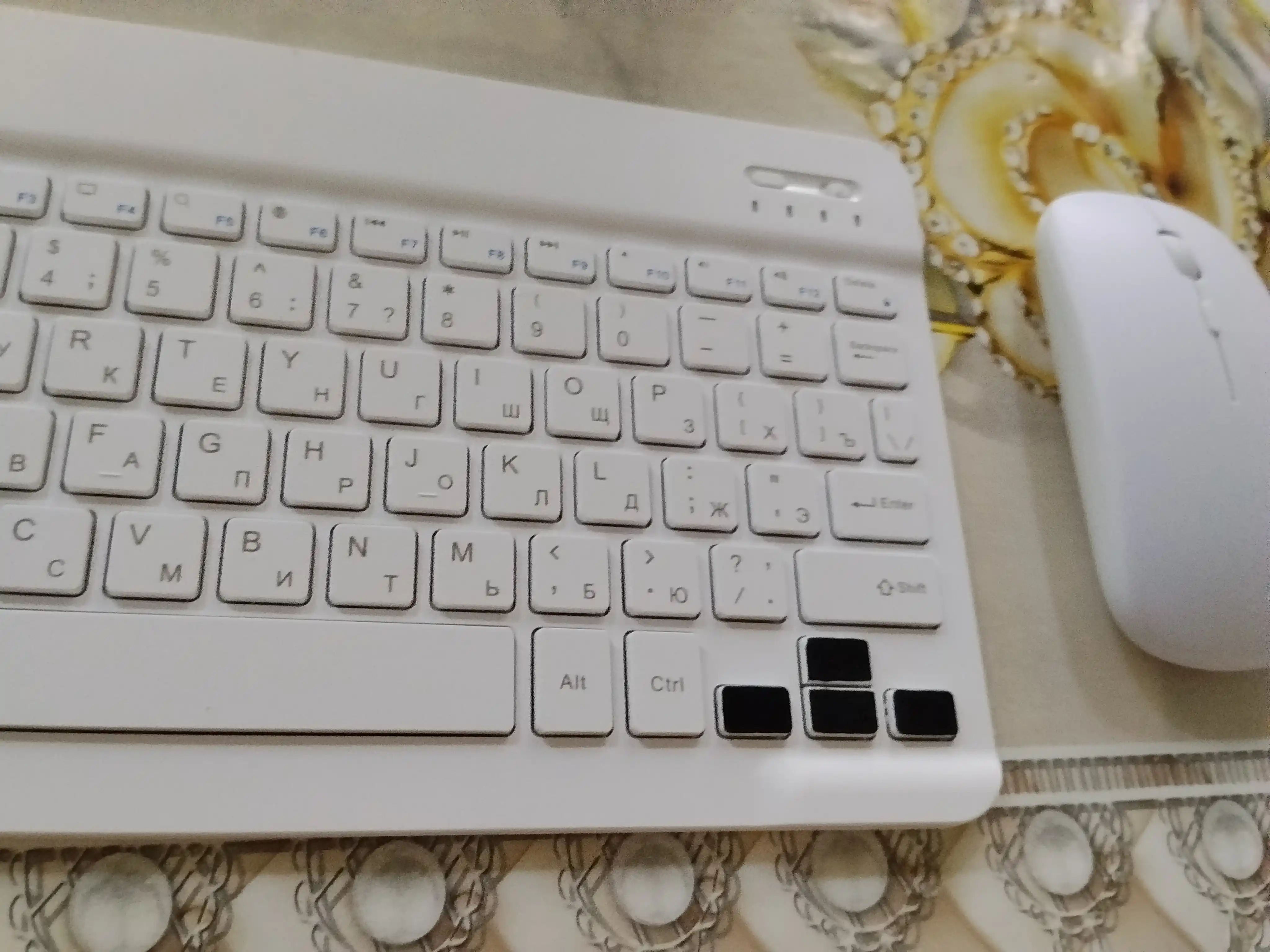 Simsiz Bluetooth klaviatura va sichqoncha telefon, noutbuk va planshet uchun 