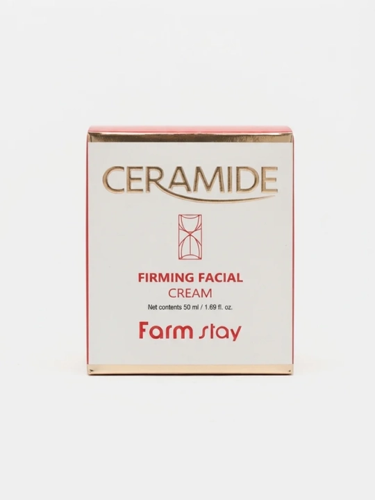 Yuz uchun "FarmStay Ceramide Firming Facial Cream" keramikali kremi, 50g