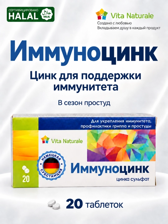Immunotsink sink, 25 mg dan, 20 ta tabletka - 