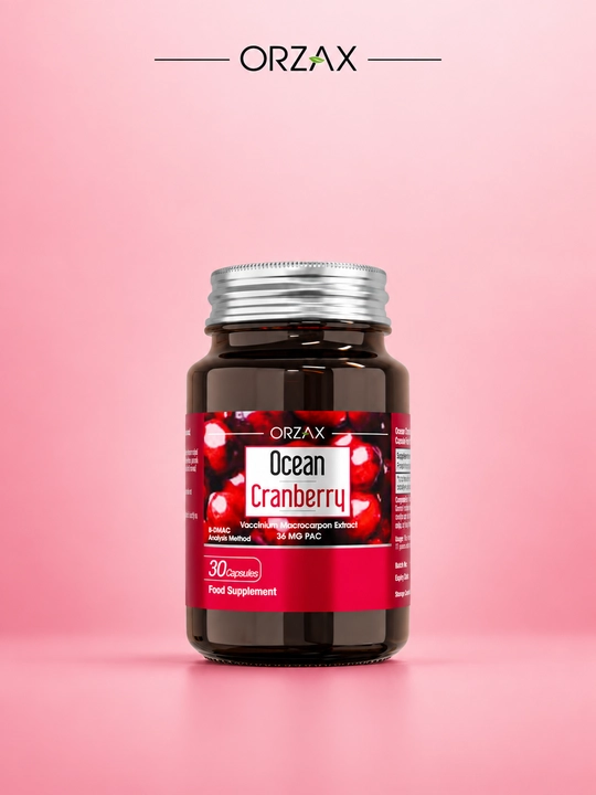 Экстракт клюквы OCEAN Cranberry 514 мг и PAC 36 мг для мочевыводящих путей, №30, Халяль