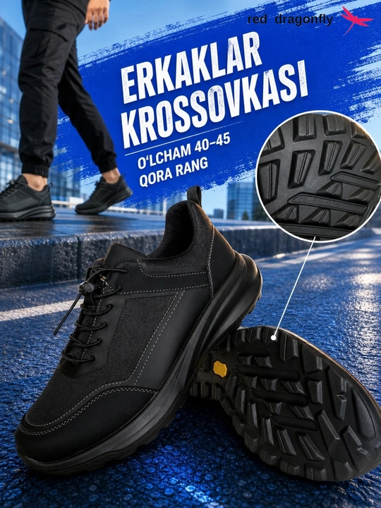 Erkaklar krossovkasi, Red Dragonfly, erkaklar oyoq kiyimlari, erkaklar poyabzali, 40-45