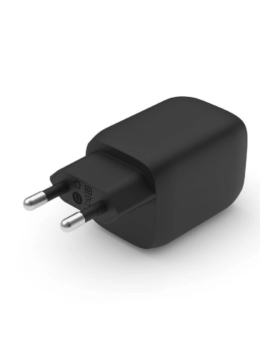 Сетевое зарядное устройство Belkin BoostCharge PRO 45W GaN, 65W GaN Dual USB-C Black
