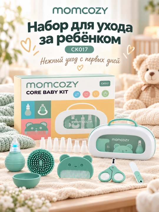 Набор для ухода за ребёнком Momcozy All-in-1 Core Baby Kit - 