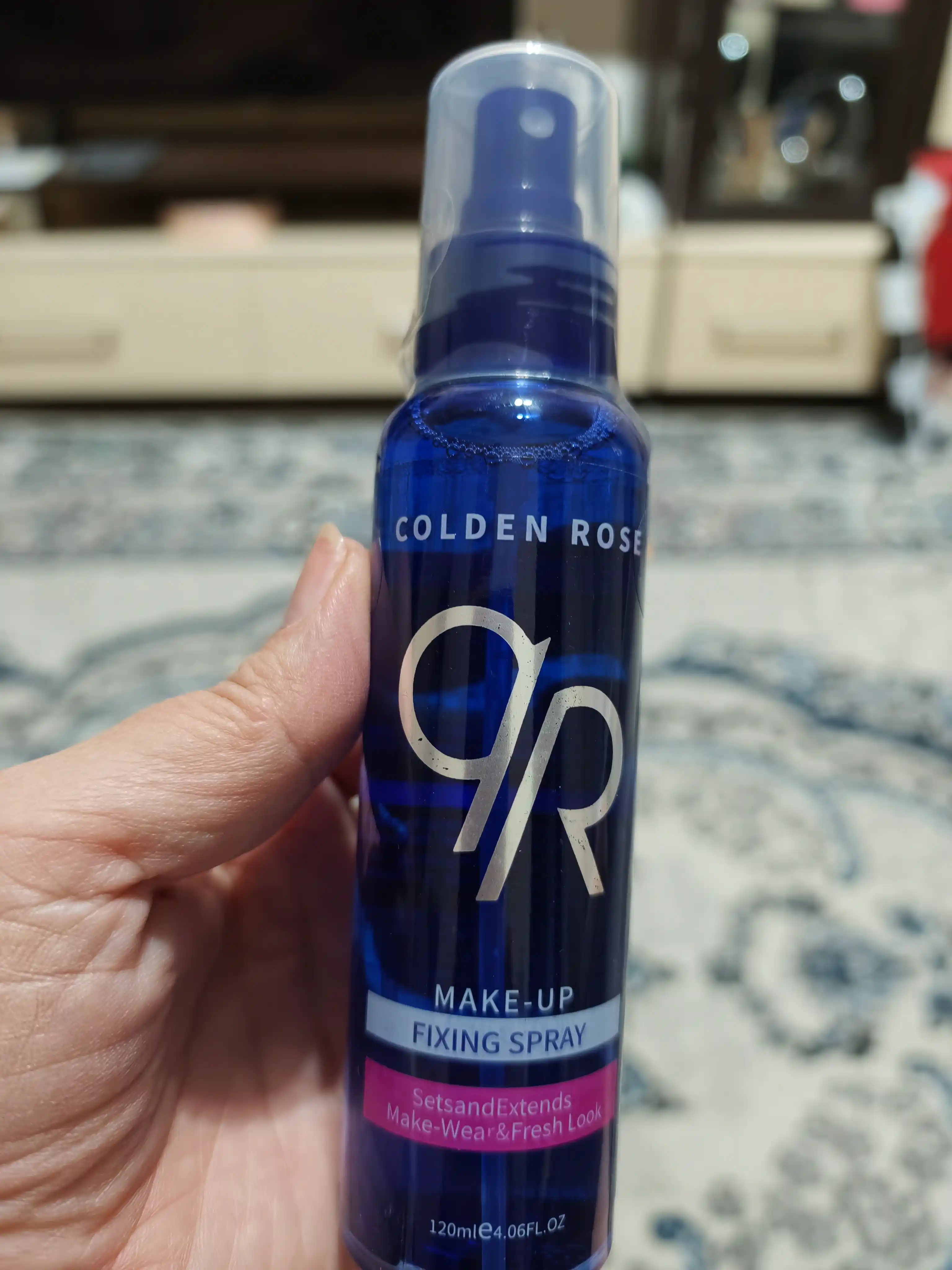Golden rose Спрей для фиксации макияжа MAKE-UP FIXING SPRAY, 120 мл