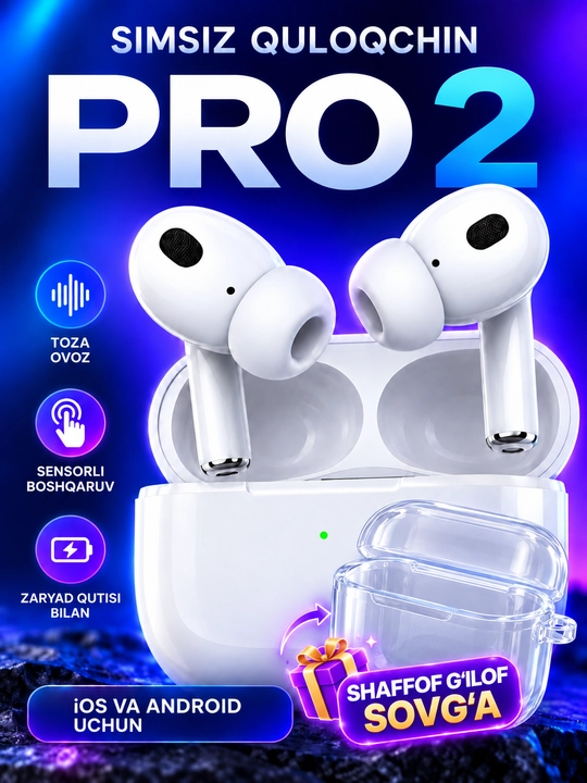 Беспроводные наушники Pods Pro2 для Android и IOS - 