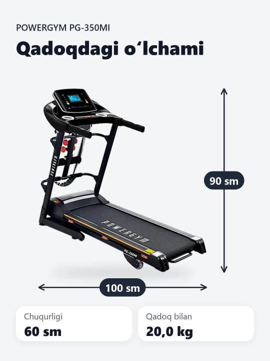 Беговая дорожка PowerGym PG-350Mi