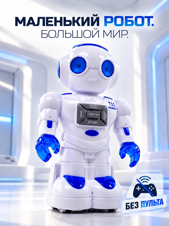 Interaktiv robot o‘yinchoq, bolalar uchun o‘yinchoq, pultli robot, radio boshqaruvli robot