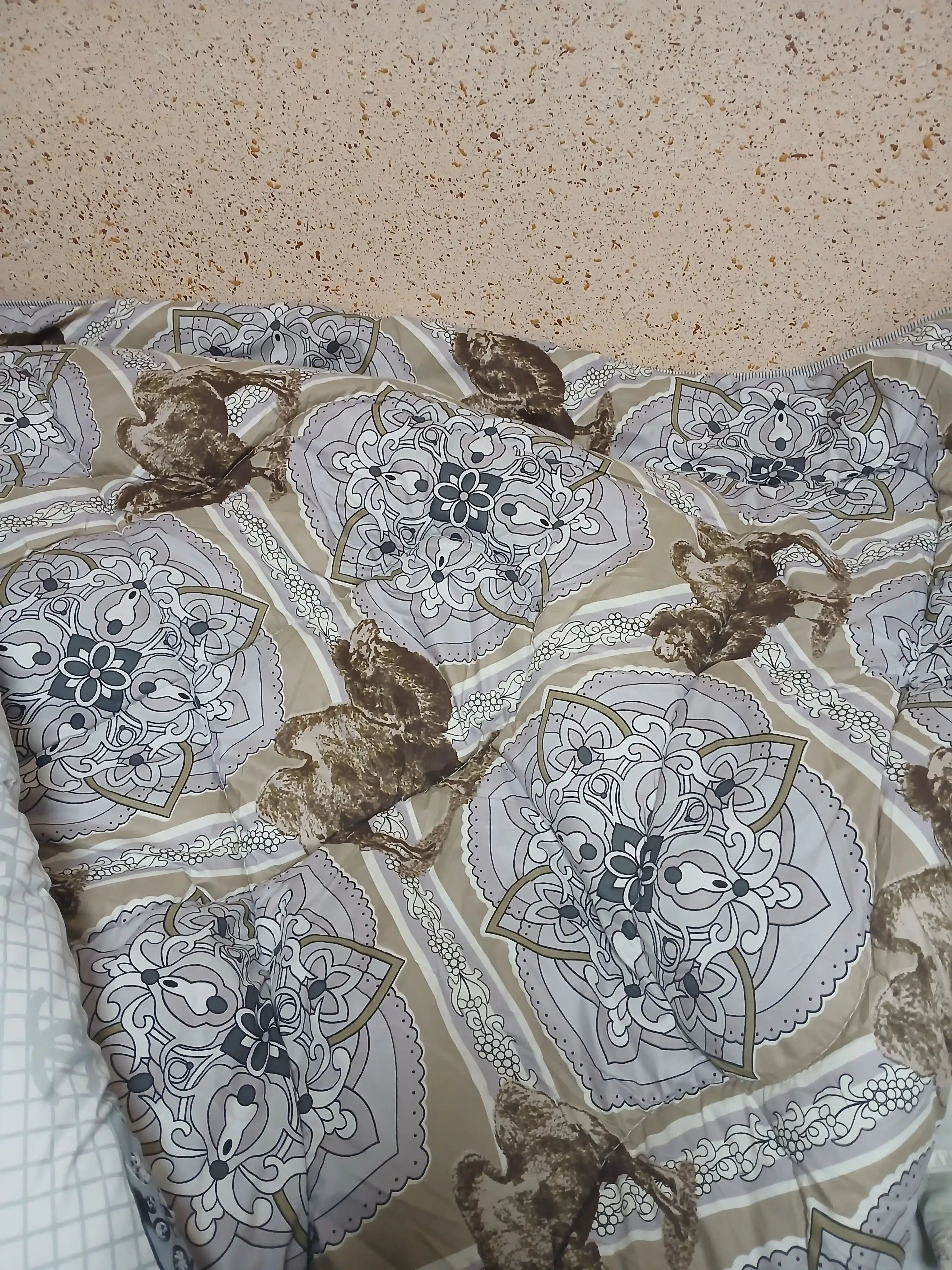 Ko‘rpa yumshoq, adyol, momiq adyol, qalin, qishki, 3 kg, plant satin