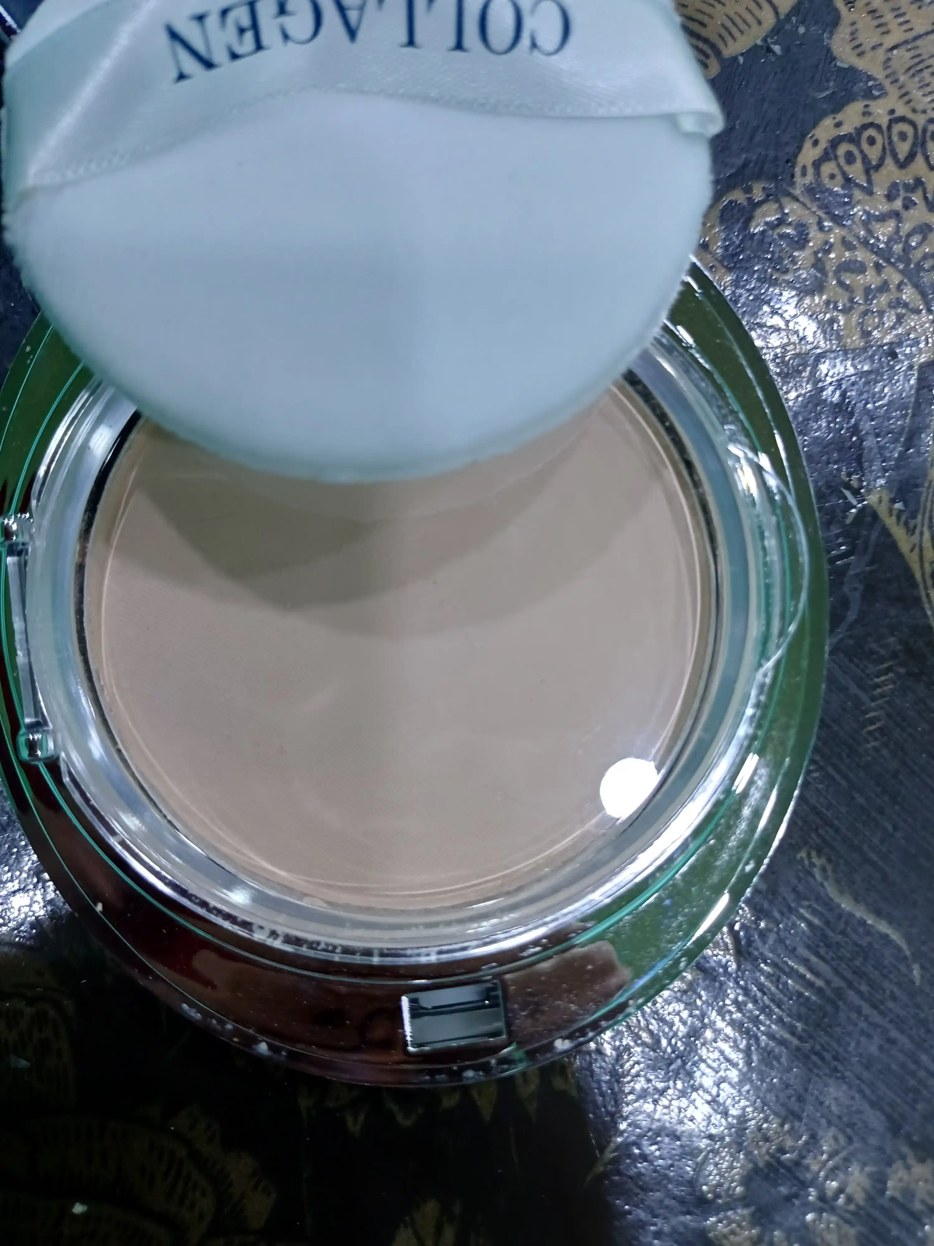 Upa yuz uchun kollagen bilan pudra, SPF 25+, barcha teri turlari uchun yuz upasi