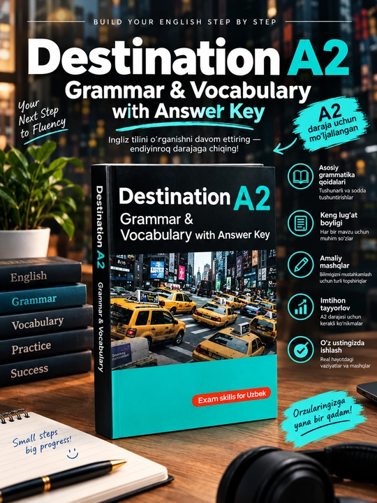 Destination A1, A2, B1, B2, C1&C2, Grammar&Vocabulary with Answer key - 