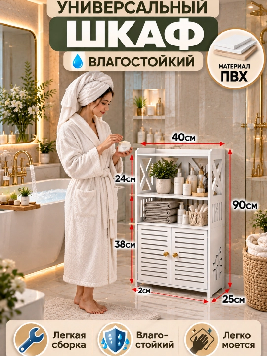Детский шкафчик, минималистичный дизайн, для одежды, книг и сувениров - 