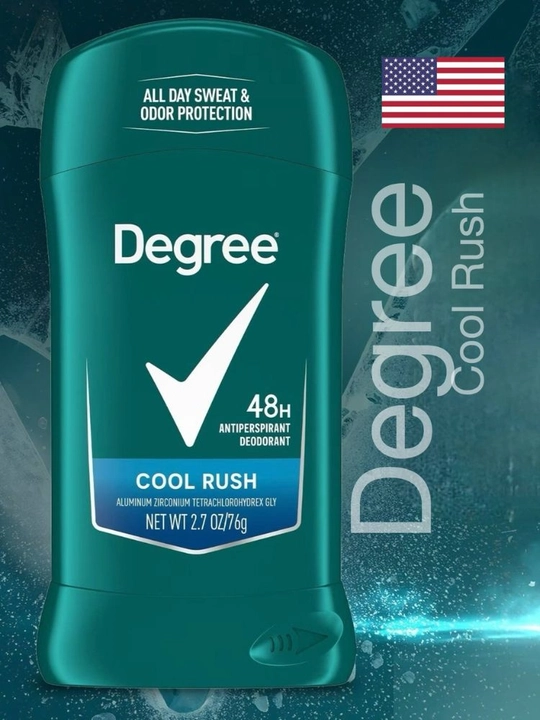 Антиперспирант дезодорант Degree Cool Rush c защитой на 48 часов и  Adventure 72 часов - 
