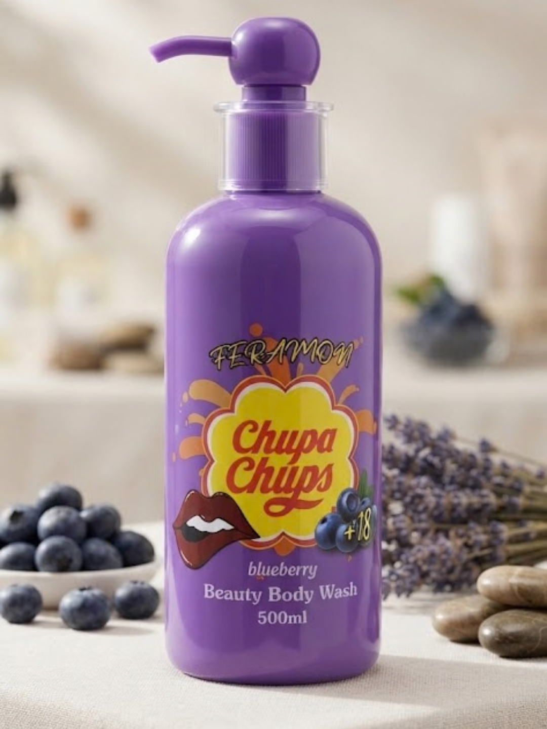 Chupa Chups Beauty Body Wash parfyumlangan tana geli, 500 ml - 