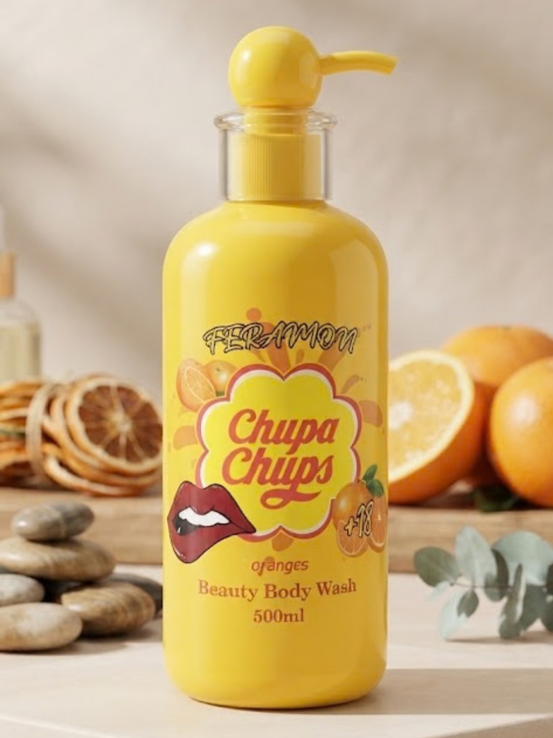 Chupa Chups Beauty Body Wash parfyumlangan tana geli, 500 ml - 