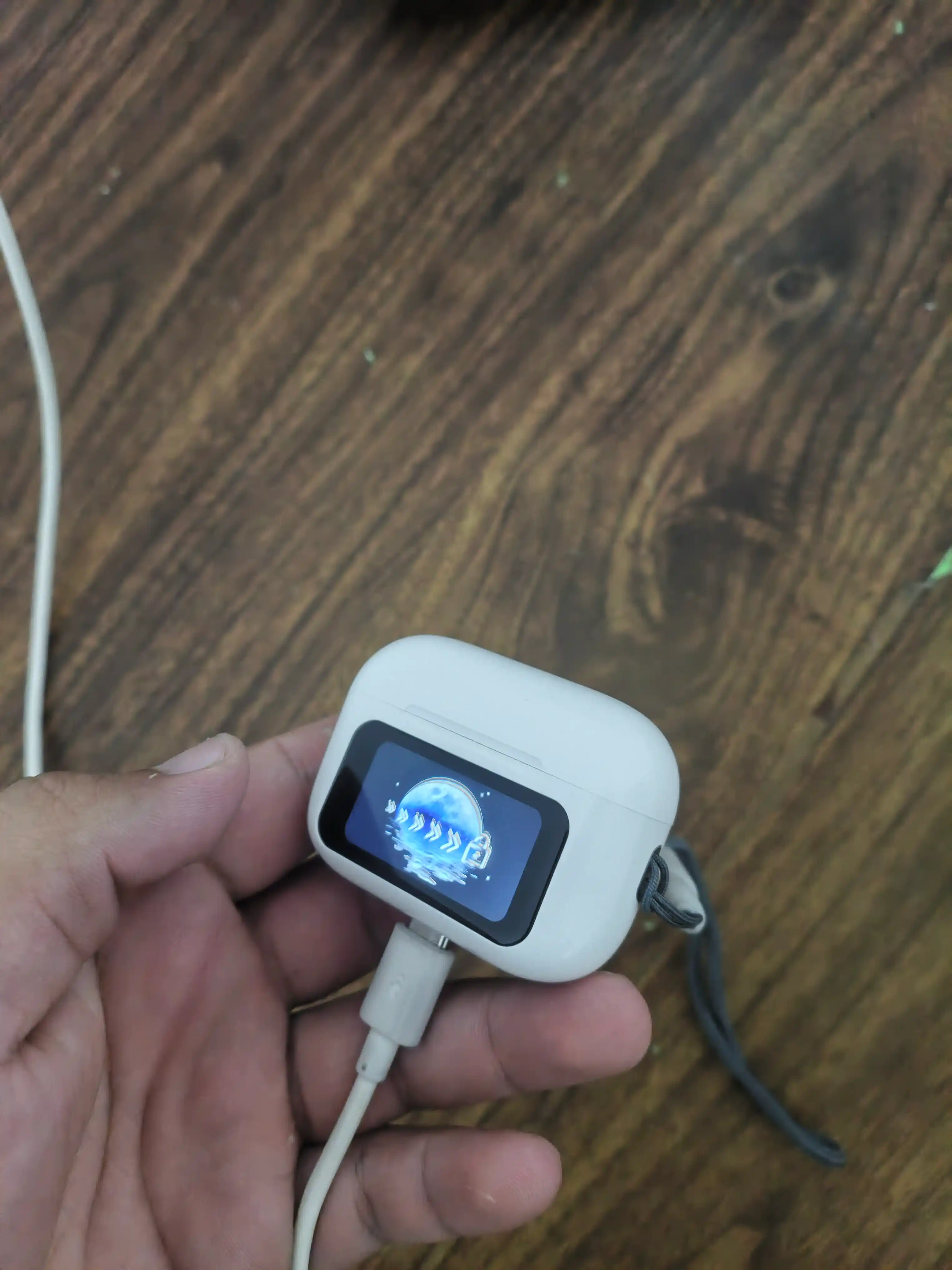 A9 PRO simsiz quloqchin, Bluetooth 5.4, ANC shovqinni kamaytirish, ekranli zaryad qutisi