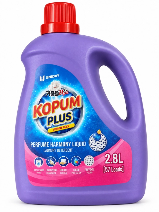 KOPUM PLUS Sweet Lily kir yuvish geli 2,8 l - yangilik, tozalik, avtomat, yarim avtomat