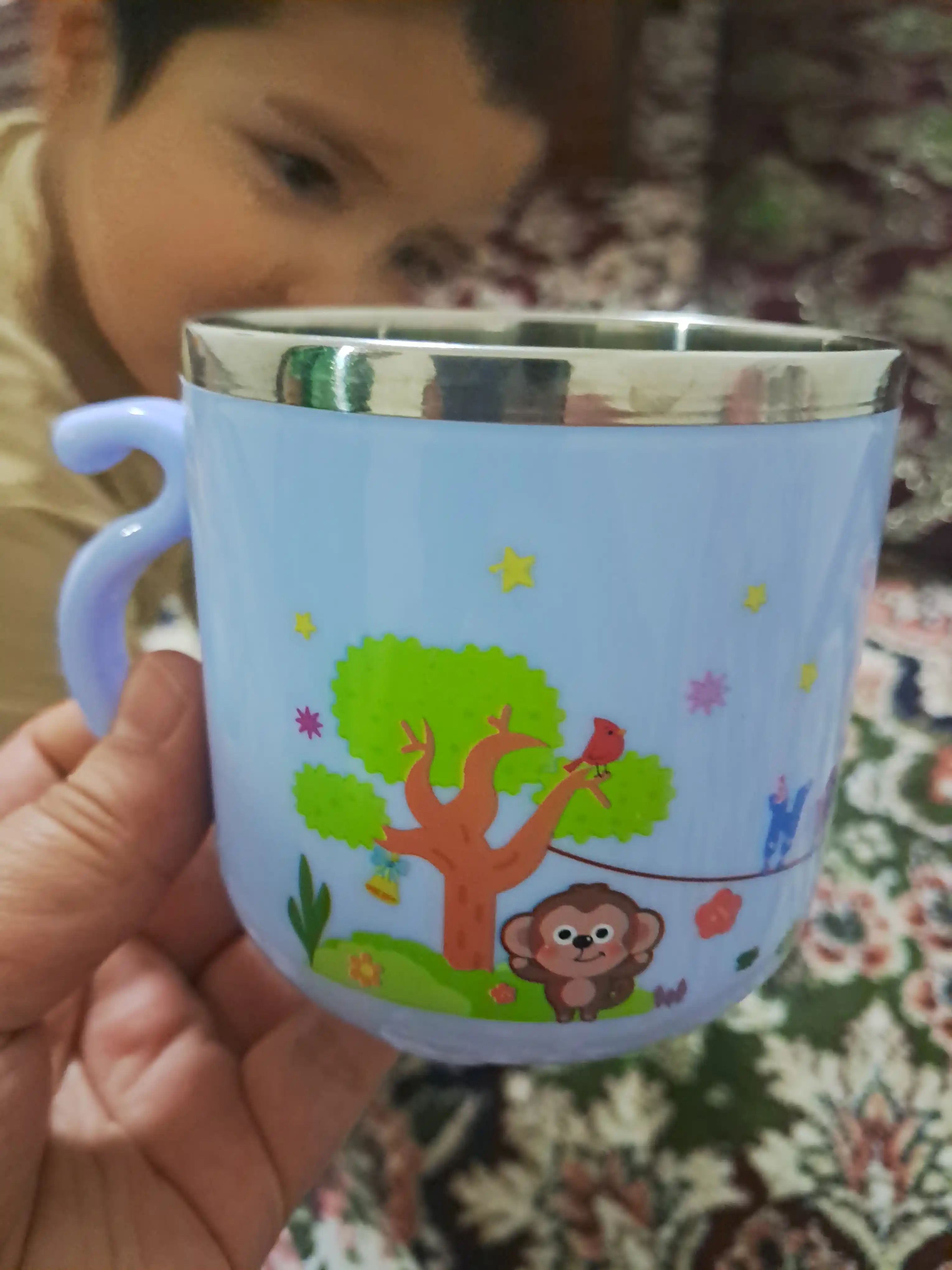 Bolalar uchun krujka, zanglamaydigan po‘lat, 300 ml