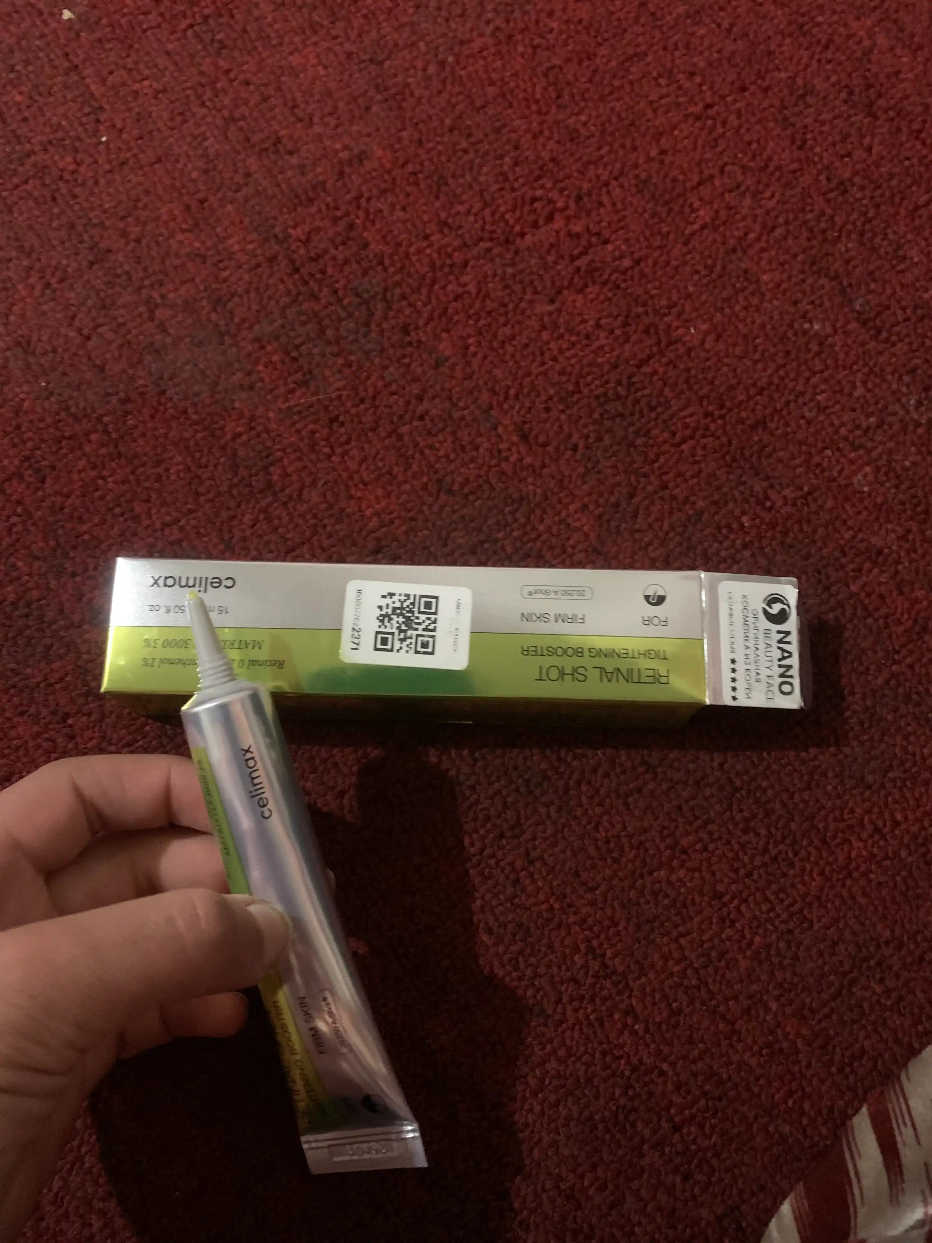 Tortuvchi retinol bilan zardob va retinol bilan tortuvchi booster-krem, Celimax