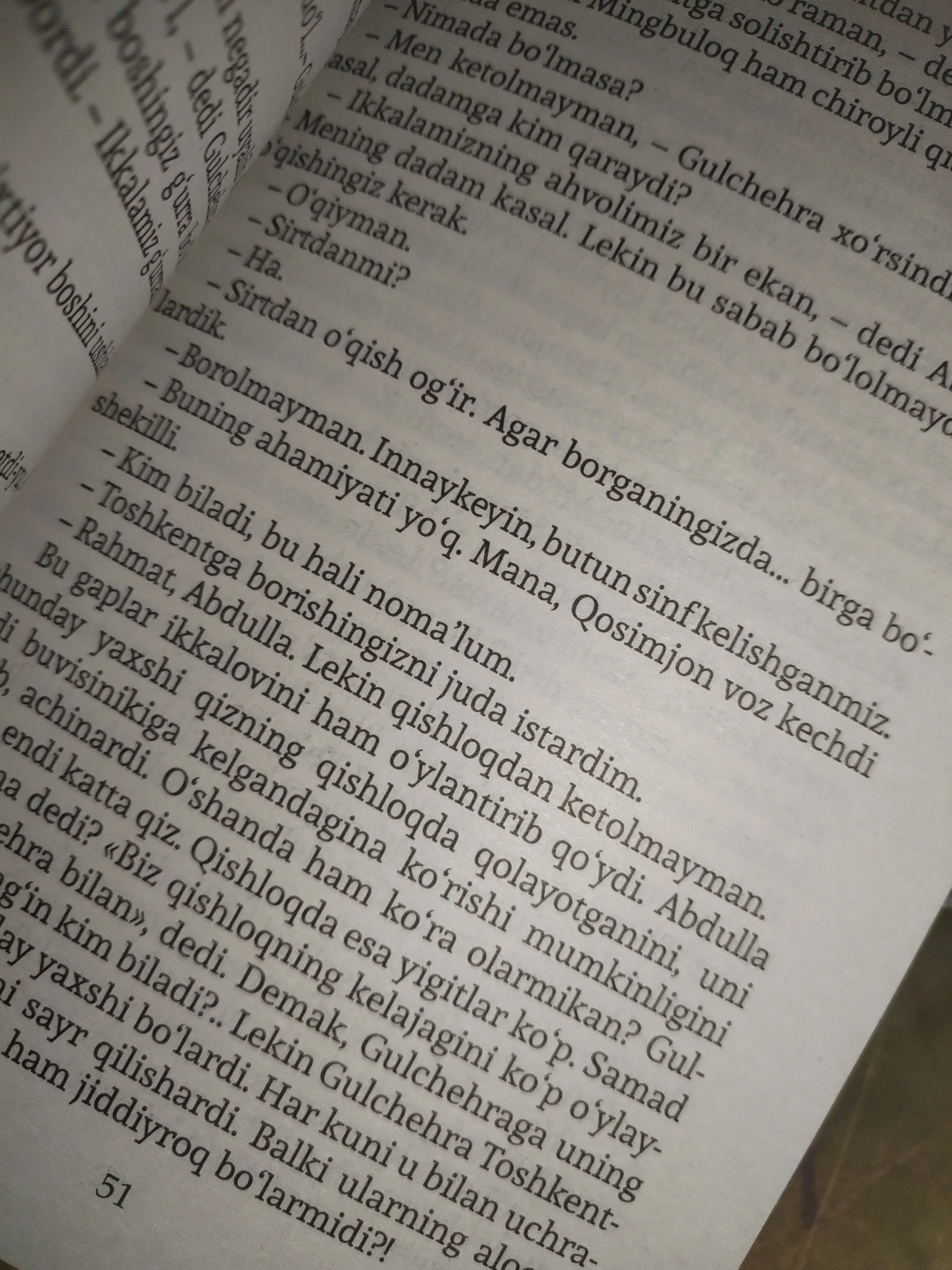 Odam bo'lish qiyin, O'lmas Umarbekov