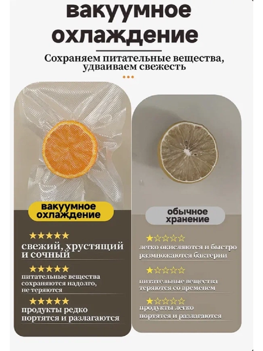 Вакуумный упаковщик, Sonifer SF-1511, 1512, в комплекте 10 рифлёных пакетиков