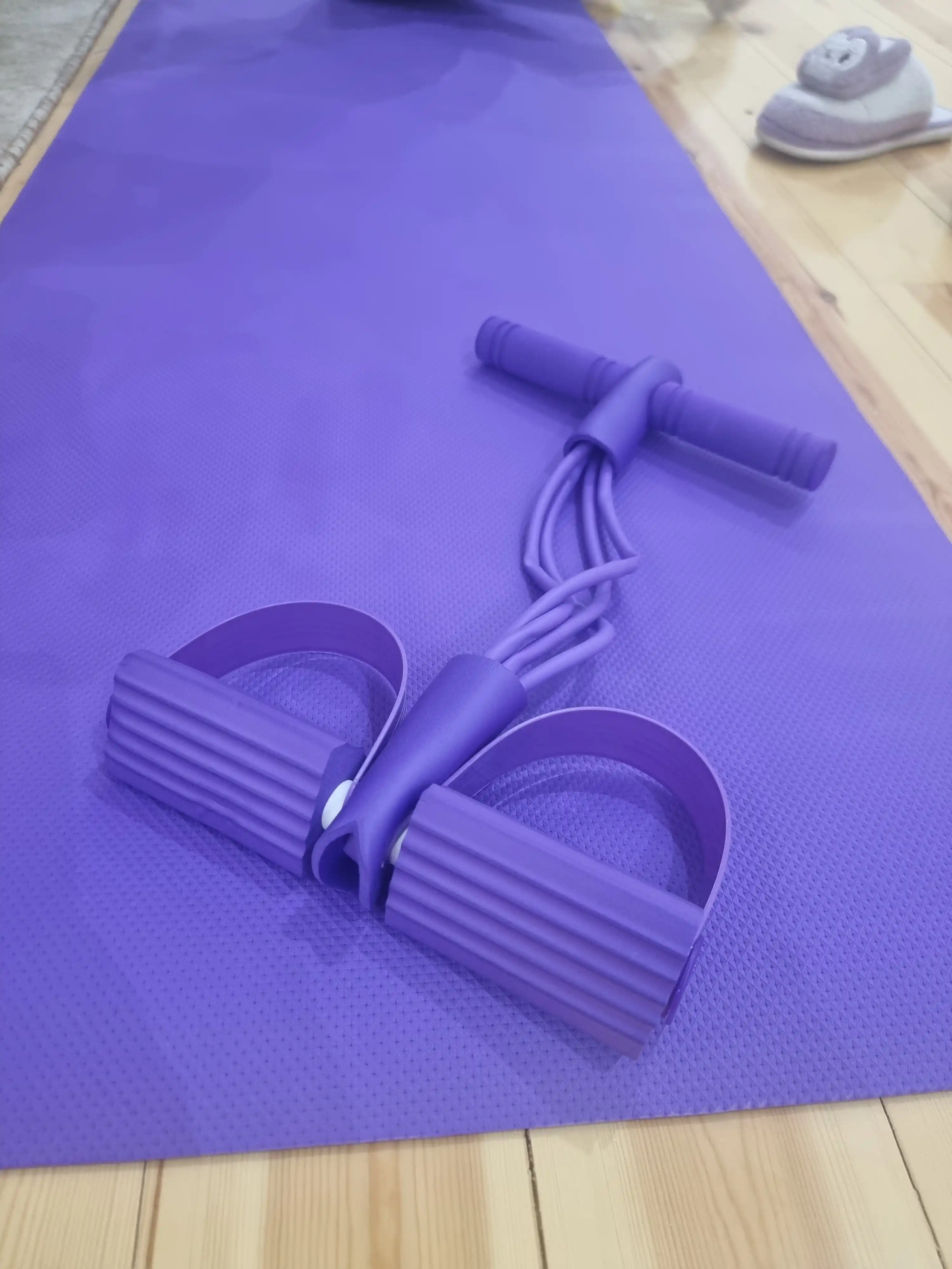 Fitnes espanderi, qo‘l, oyoq, press uchun trenajyor, ozish uchun rezinkalar, 4, 6 trubkali