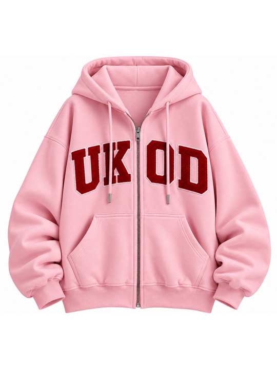 Uniseks qalin flisli xudi, oversize, kapyushonli, oversize, M–XXL