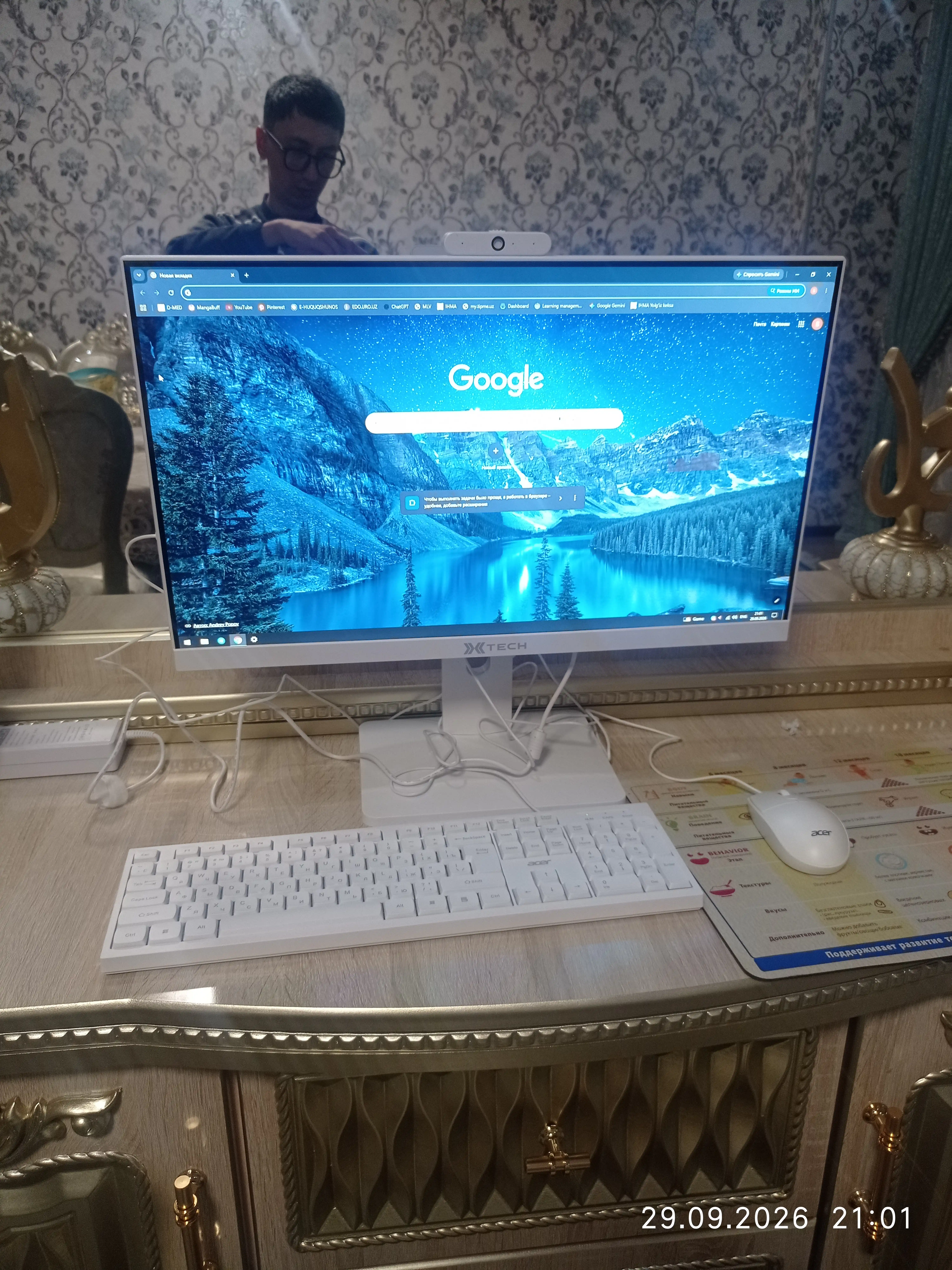 Monoblok Xtech, 24 dyum, Full HD, i5, 8 GB RAM, SSD 512 GB Windows 11, klaviatura sichqon