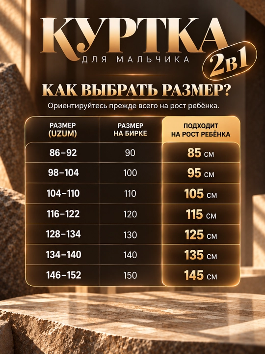 Куртка 2в1 для мальчика, детская куртка для мальчика, демисезонная куртка 2в1