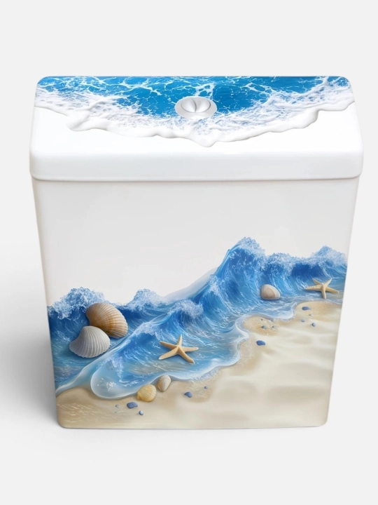 Hammom stikeri, hojatxona stikeri "SEA BREEZE" - 