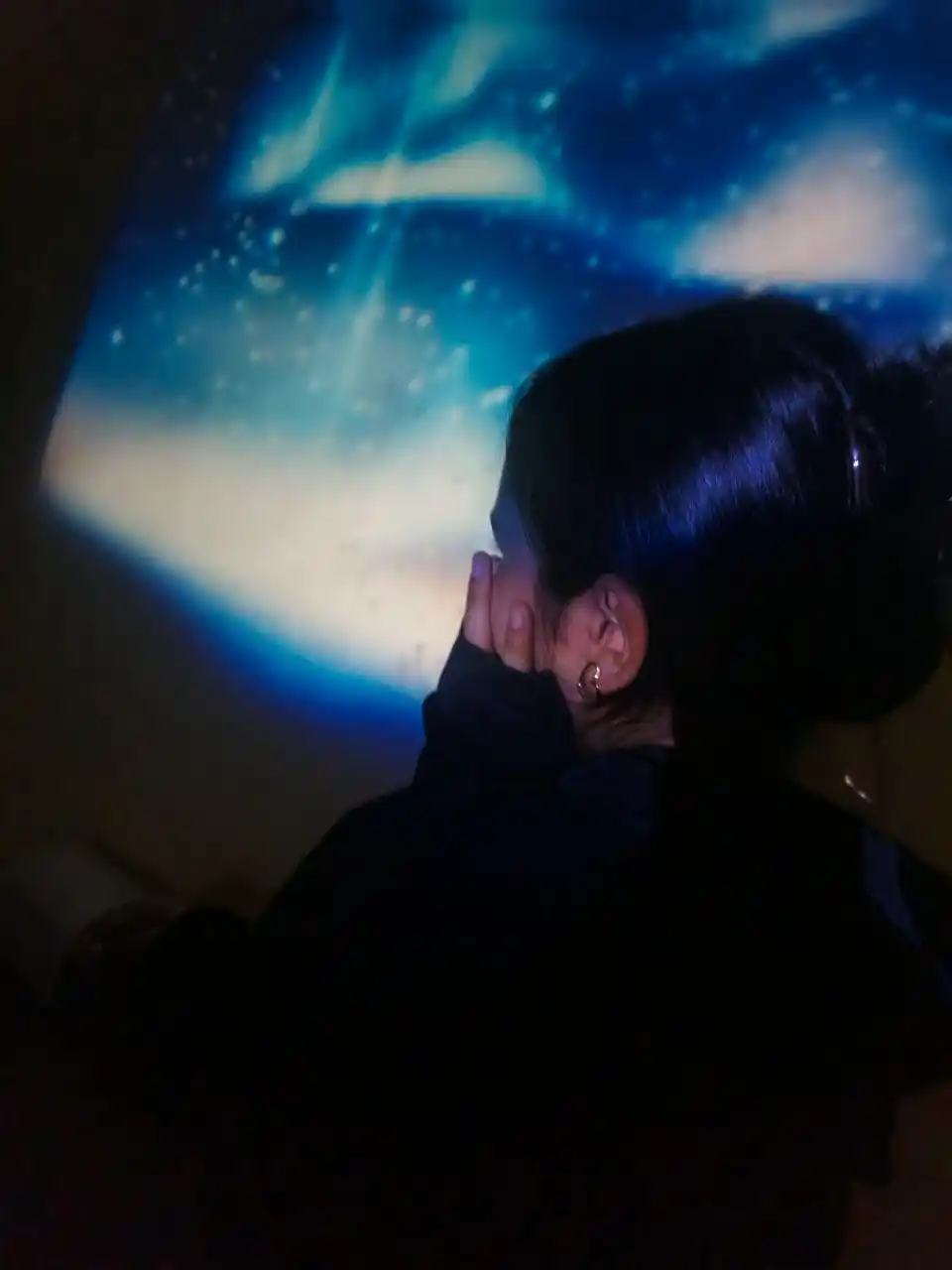 LED proyektor planetarium USB tungi chiroq 16 slayd sayyora okean hayvonlar