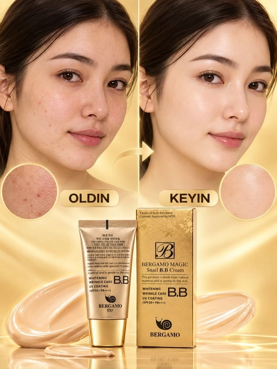 BB крем, крем для лица, тональный крем, SPF 50 крем, улиточный крем, Bergamo BB крем