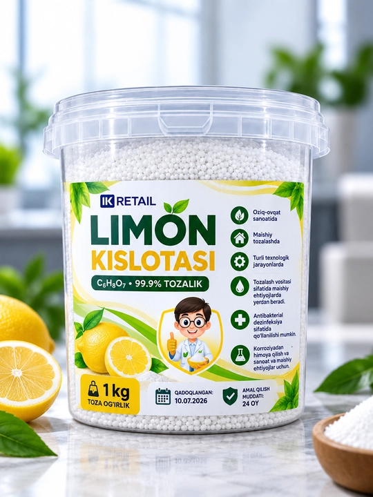 Limon kislotasi, 1 kg