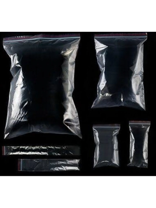 Zamokli paketlar Zip-lock, 100 dona