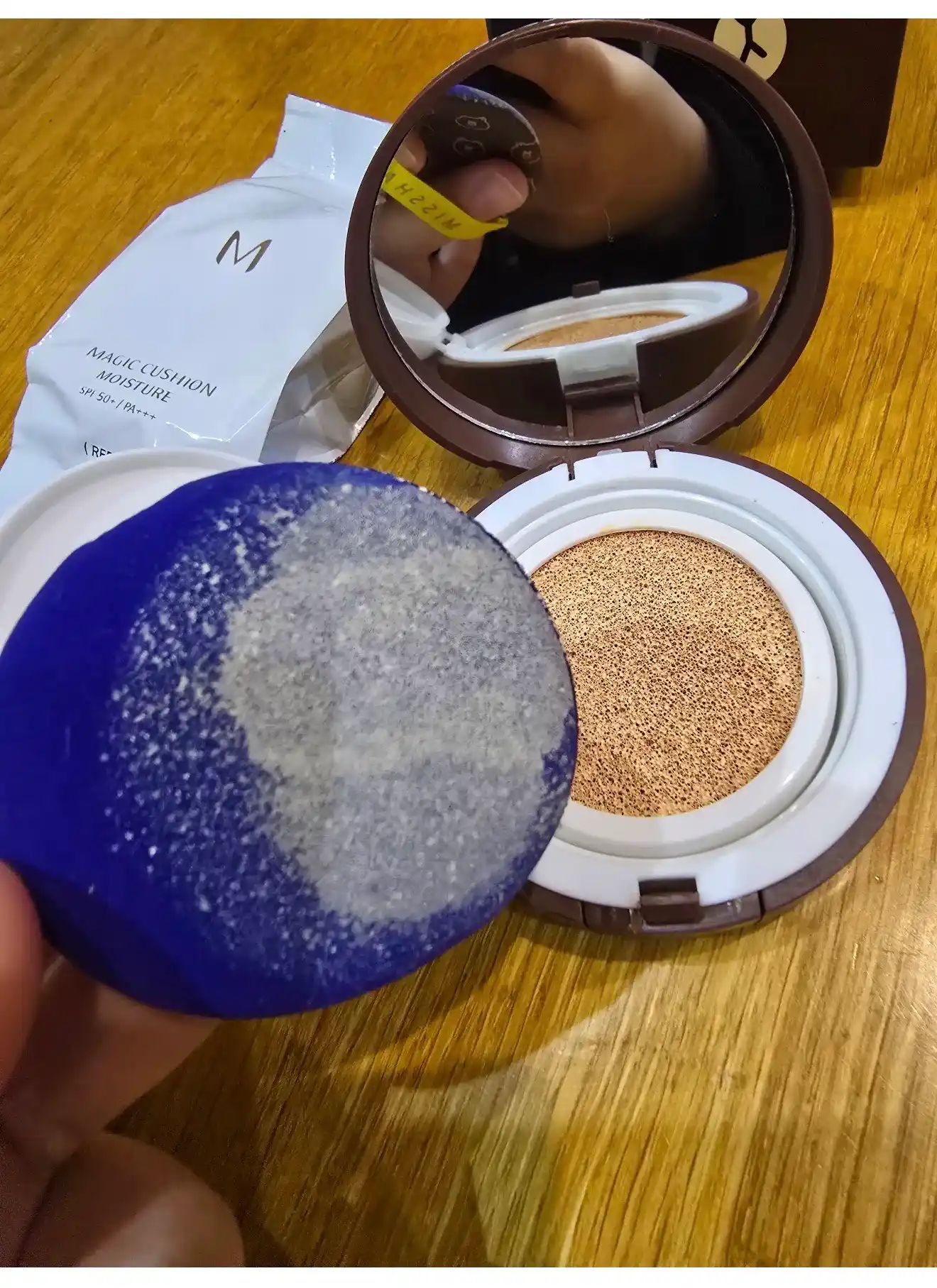 Tonal krem-upa kushon Magic Cushion Moisture SPF+ 50, BB krem, zaxira reofil bilan, 15 g