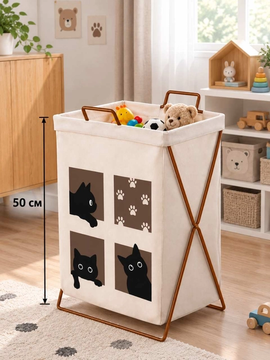 Корзина для белья складная, корзина для хранения вещей и игрушек