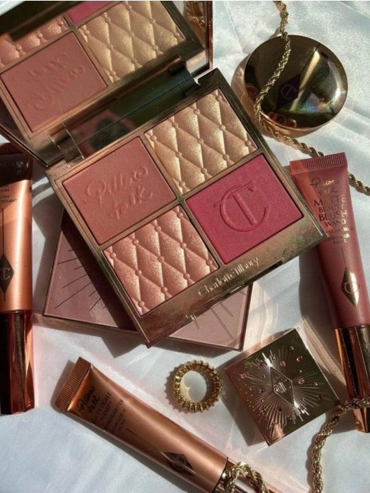 Палетка для лица Charlotte Tilbury румяна и хайлайтеры
