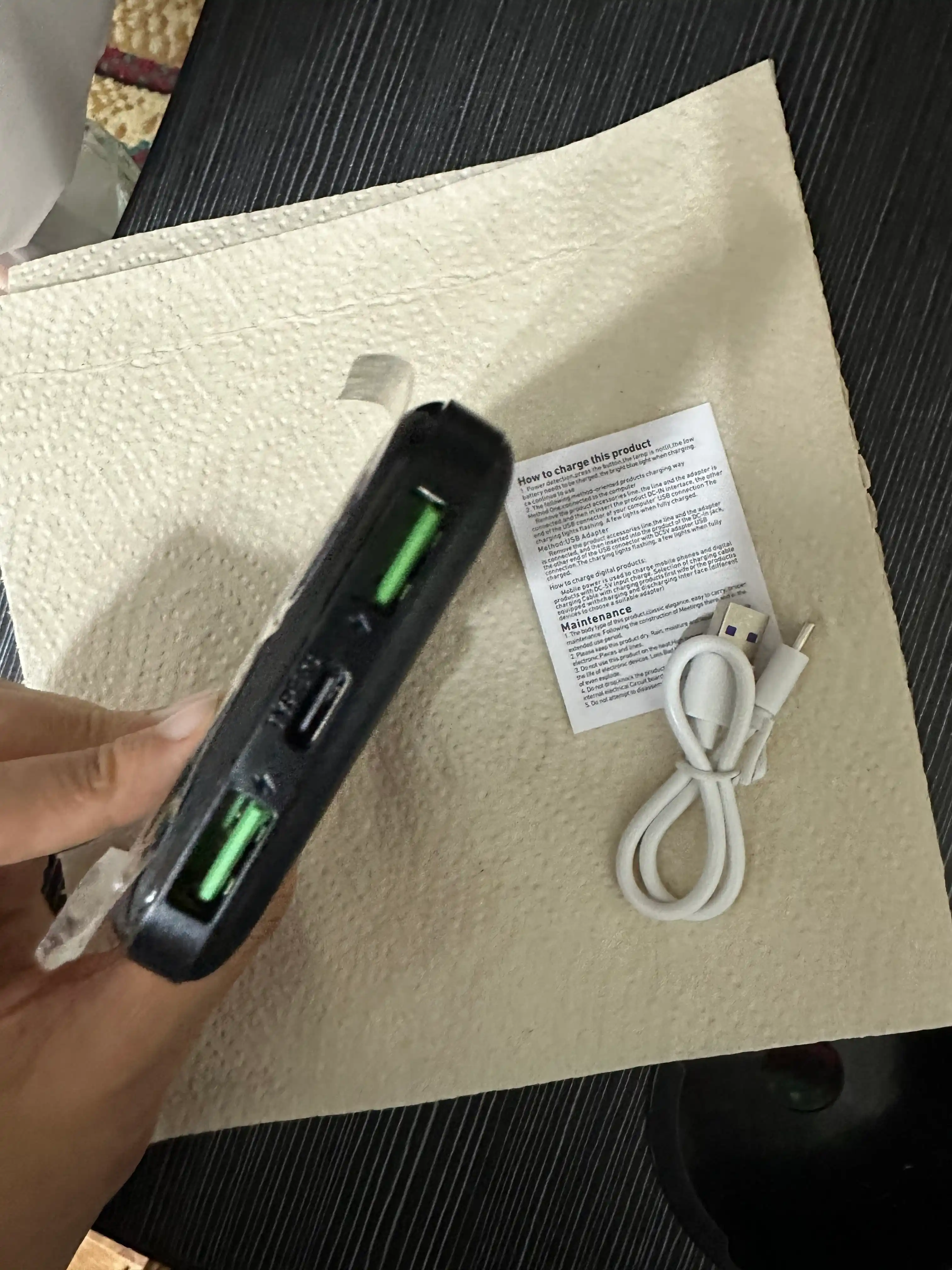 Tez zaryadlanadigan telefon uchun tashqi batareya 22.5w 20000-10000mAh