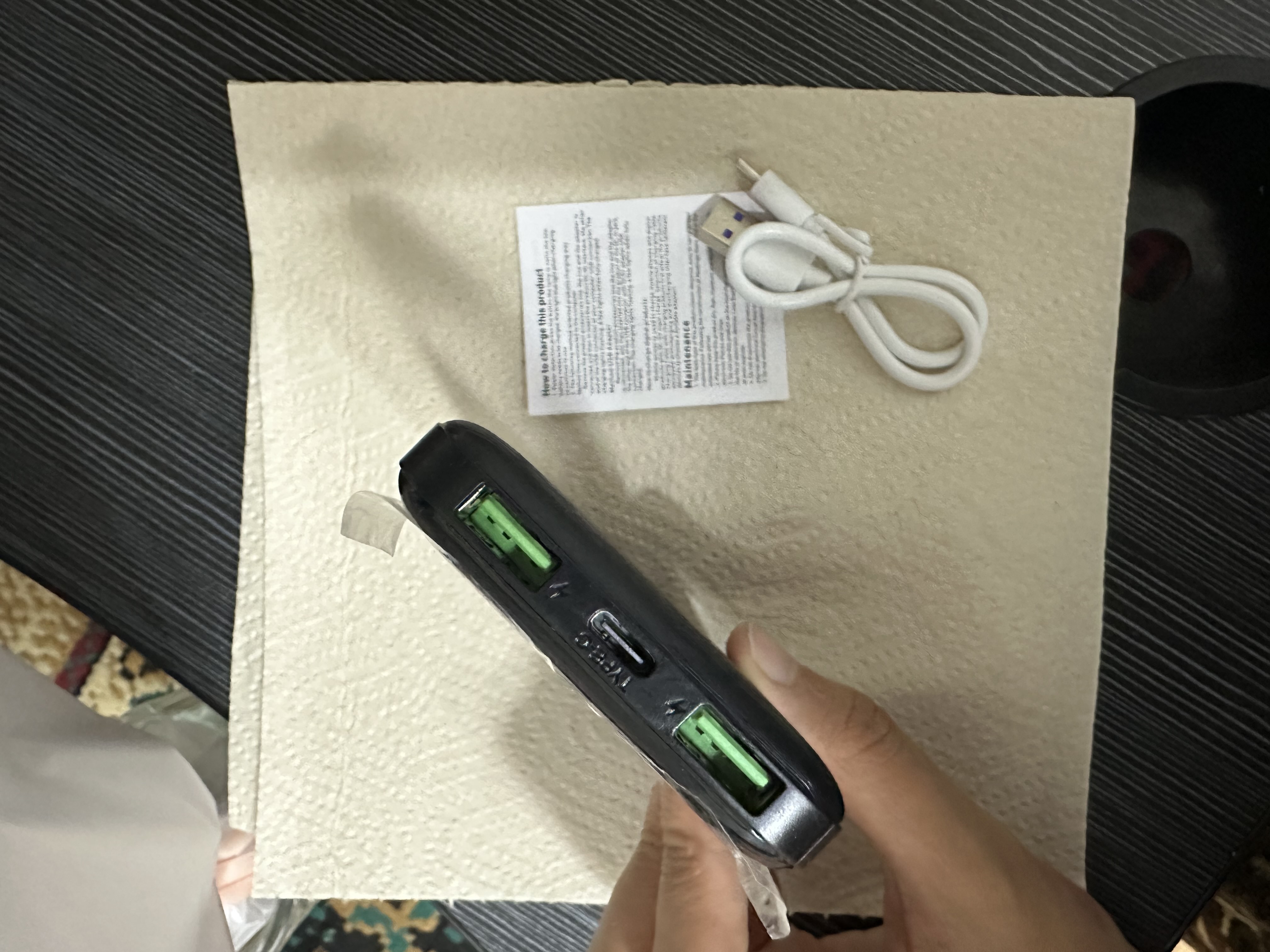 Tez zaryadlanadigan telefon uchun tashqi batareya 22.5w 20000-10000mAh