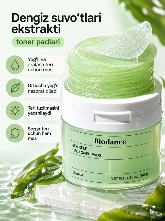 BIODANCE Гель тонер диски