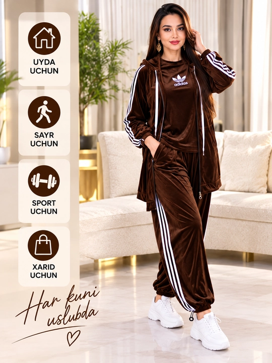 Ayollar sport kostyumi, ayollar kiyimi, ayollar katta razmer - 