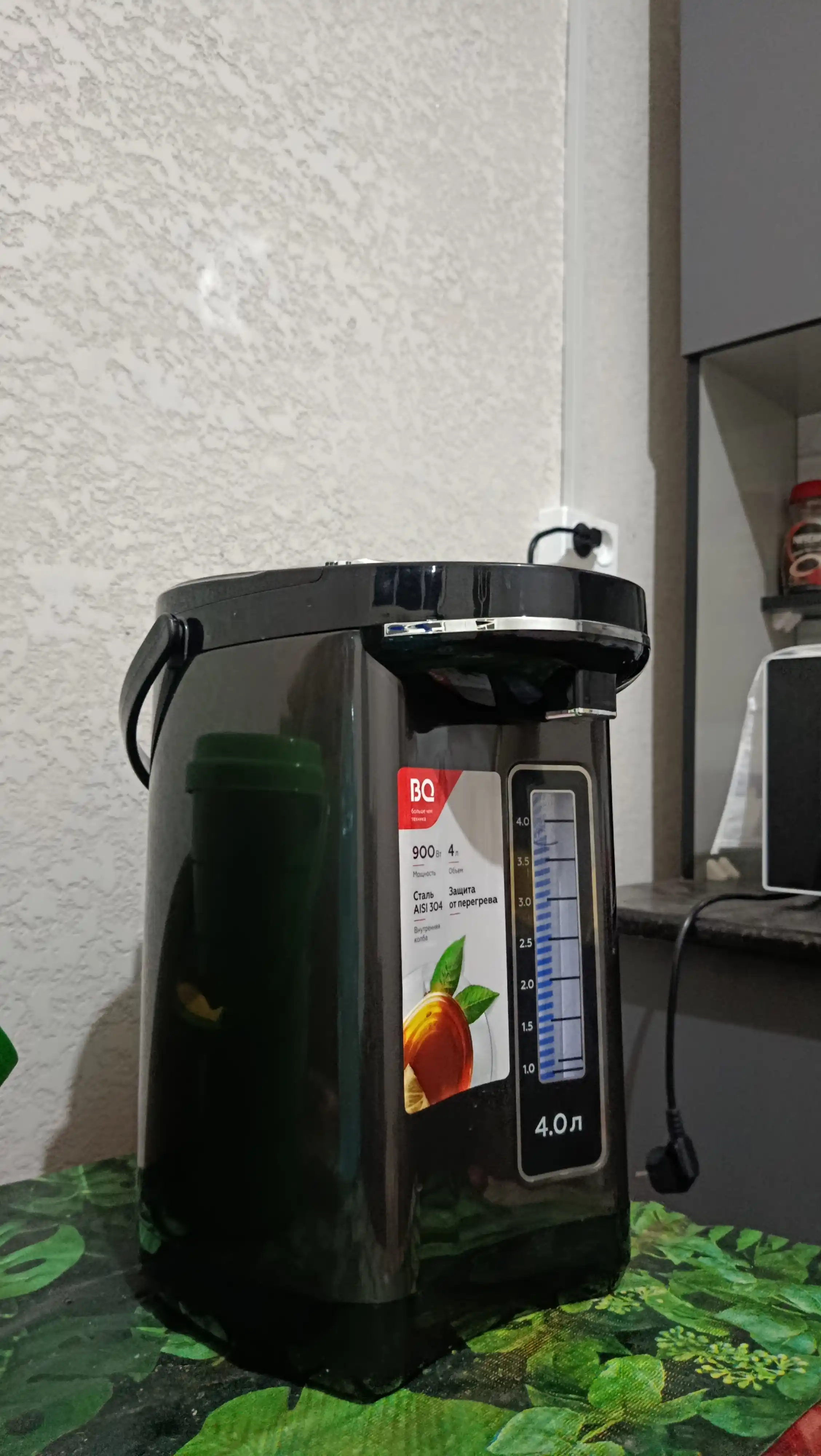 Termopot BQ TP400,hajmi 4litr,900Vt,AISI 304 po‘latdan kolba,haroratni ushlab turish